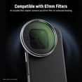 thumbnail image 3 of Funda de teléfono NEEWER para iPhone 16 Pro con placas traseras modulares, 3 of 7