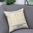 thumbnail image 2 of 45 x 45cm Letter Pattern Cushion Cover Sofa Comfortable Pillow Case Home Decor, 2 of 3