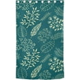 thumbnail image 2 of Coolnut Black Out Curtain Window Cover for Bedroom & Living Room 84" Flower Teal Curtains for Sliding Glass Door Closet Curtains, 2 of 7