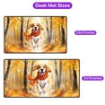 thumbnail image 5 of Welcome Fall Beagle Strolling Through the Autumn Maple Forest Desk Mat Full Keyboard Mouse Pad Beagles Dog Lover Gifts Idea Large Mousepad - 12012, 5 of 5