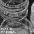 thumbnail image 3 of Shisuyan 5 Layer Big Cylinder Stackable Transparent Round Plastic Cosmetics Jewelry Beads Sewing Pills Storage Container Box, 3 of 8