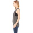 thumbnail image 2 of Bella Canvas Womens Flowy Scoop Blended Muscle Tank, S, Dark Grey Heather, 2 of 3