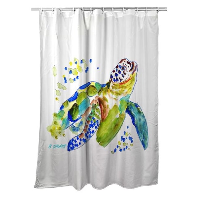 71 x 74 in. Baby Sea Turtle Shower Curtain
