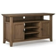 thumbnail image 1 of Amherst 54" Wide Solid Wood Transitional TV Stand in Rustic Natural Aged Brown, 1 of 7