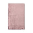thumbnail image 4 of Muslin Blanket 4 Layers, Soft Bedspread, 100% Turkish Cotton Muslin Bed Cover, Reversible Coverlet, Brick, 91x95 inches, Queen Size, 4 of 5