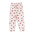 thumbnail image 4 of Goofa Lips Kiss Printed Soft Pajama Pants for Women, Wide Leg Comfy Casual Lounge Yoga Pants-Medium, 4 of 9