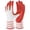 Red, variant on Gardening Gloves Rubber Coated Protective Yard Work Gloves for Women Men Breathable Knit Hand Protection for Weeding Planting Purple