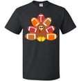 thumbnail image 3 of Inktastic Thanksgiving Cute Football Turkey T-Shirt, 3 of 5