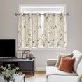 thumbnail image 4 of Sparrow Kitchen Curtains Window Panels, Spring Birds on The Branches Retro Country Beige Insulated Window Treatment Curtain, Grommet Curtains for Bedroom/Living Room/Bathroom, 2 Piece 42"Wx45"L, 4 of 8