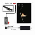 thumbnail image 7 of CY DC 5.5x2.5mm Jack 65W 20V 15V-24V to Surface Pro3 Pro4 Pro5 Pro6 Pro7 Pro8 Pro9 Book Pro Charge Cable, 7 of 7