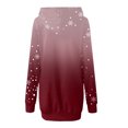 thumbnail image 5 of IROINNID Christmas Hooded Dress for Women with Pocket Graphic Print Thigh Length Xmas Party Dress,Red, 5 of 5