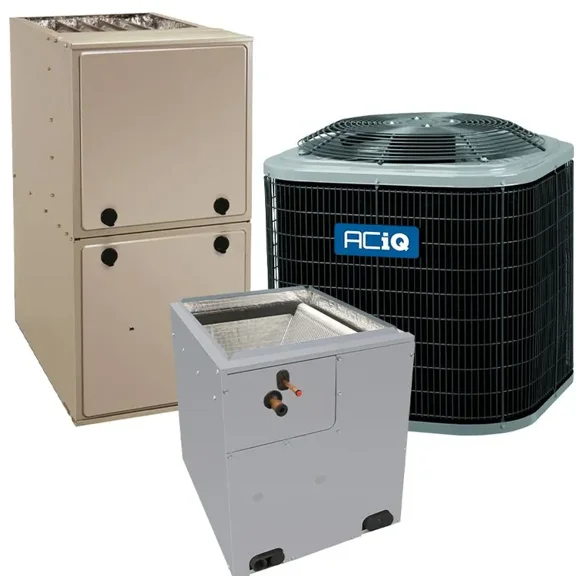 ACiQ 1.5 Ton 16 SEER2 R454B AC and 92% AFUE 60K BTU Multi Speed Gas Furnace System - Upflow/Downflow