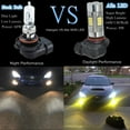 thumbnail image 6 of Alla Lighting 3200 Lumens Newest 2504 PSX24W LED Fog Light Bulb High Power 3030 27-SMD Extremely Super Bright LED PSX24W Bulb for 12276 2504 PSX24W LED Bulbs Fog Light, 3000K Gold Yellow (Set of 2), 6 of 8