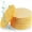 Yellow, variant on 50 Pcs Compressed Face Sponges for Cleansing Facial Sponges for Washing Disposable Face Sponge for Estheticians Spa 100% Natural Reusable Exfoliating Facial Wash Sponge Scrubber, White