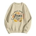 thumbnail image 5 of EHQJNJ Chandail en Molleton Col Rond Homme Graphique Grande Taille Hommes l'Action de Grâce Automne Grande Taille Sans Capuche Pulls Mode Chandails en Molleton Logo Imprimé Vêtements Hauts Chandails en Molleton Surdimensionnés, 5 of 5