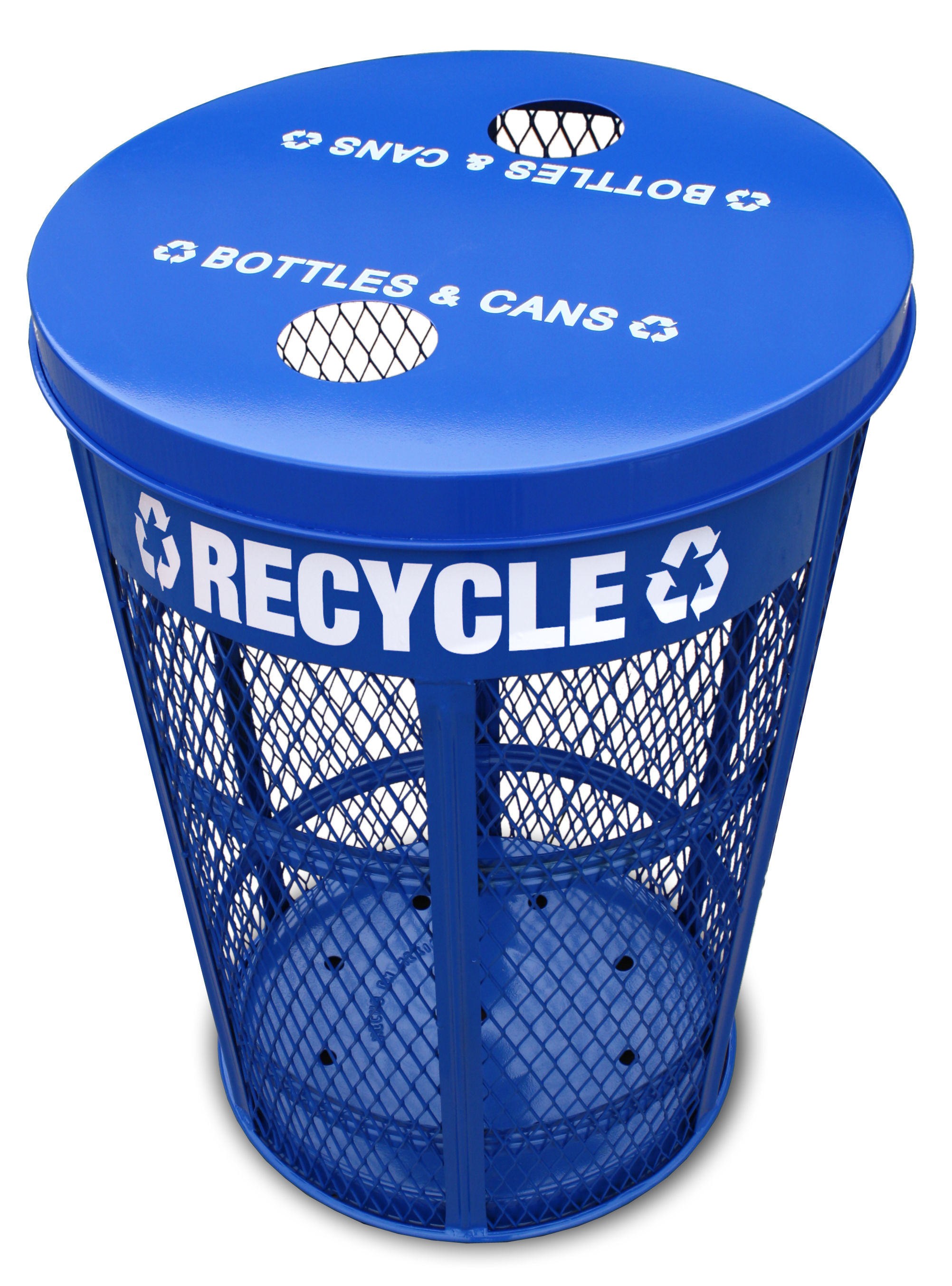 Expanded Metal Recycling Blue "Set of 1