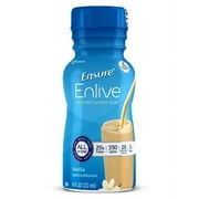 Ensure Enlive Advanced Nutrition Shake, Vanilla, 8 ounce Bottle, 4 Count