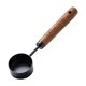 thumbnail image 2 of Cuchara redonda para condimentos y repostería con mango de madera, utensilios de cocina multifuncionales Negro, 2 of 9