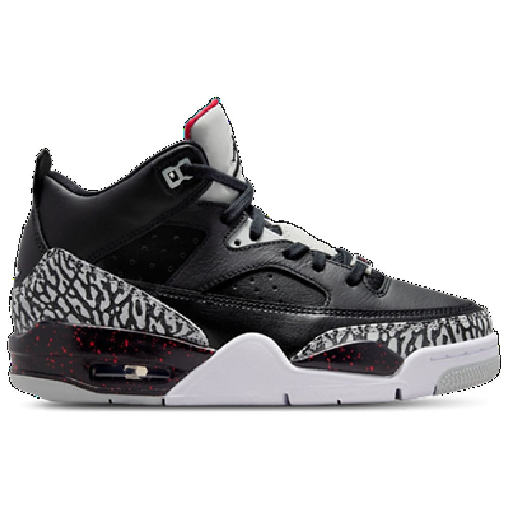 Big Kid's Jordan Son Of Mars Low Black/Black-University Red (IR0519 003) - 4