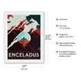 thumbnail image 2 of Enceladus - More than 100 Breathtaking Geysers - NASA Exoplanet Travel Poster - Japanese Unryu Rice Paper Art Print (Unframed) 17 x 22 in, 2 of 4
