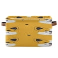 thumbnail image 2 of Cute Dog Faces with Hearts Square Storage Bins with Handles Collapsible Containing Box 2 Packs, 2 of 9