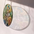 thumbnail image 4 of Armor of God Suncatcher, Knight Stained Glass, Inspirational Christian Design, Stained Glass Suncatcher with Bible, Gift for Religious Individuals, Spiritual Seekers, and Fantasy Fans, 4 of 5