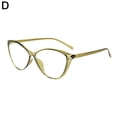 thumbnail image 1 of Large Frame Cat-Eye Female Internet Celebrity Style Retro Flat Mirror Korean Style Plain Mirror Frame Glasses, 1 of 1