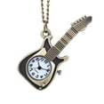 Personality Classic Retro Quartz Watch Punk Guitar Pocket Watch