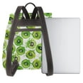 thumbnail image 3 of Easygdp Green Kiwi Mochila de Cuero para Mujeres, Bolso de Hombro, Bolsos de Mano de Moda para Trabajo y Viajes, 3 of 4