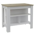 thumbnail image 1 of TUHOME Cala Kitchen Island  Engineered Wood Kitchen Islands in  Multi-color, 1 of 14