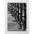 thumbnail image 3 of Lee Peterson 13x18 White Modern Wood Framed Wall Art Titled - Pier Pilings VIII, 3 of 5