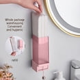 thumbnail image 4 of Pink Cosmetic Storage Box Wall Mounted Makeup Remover Box With Pull Down Proof Design Hygienic Storage Transparent Cover And Plastic Material For Bathroom Vanity And Organization, 4 of 6