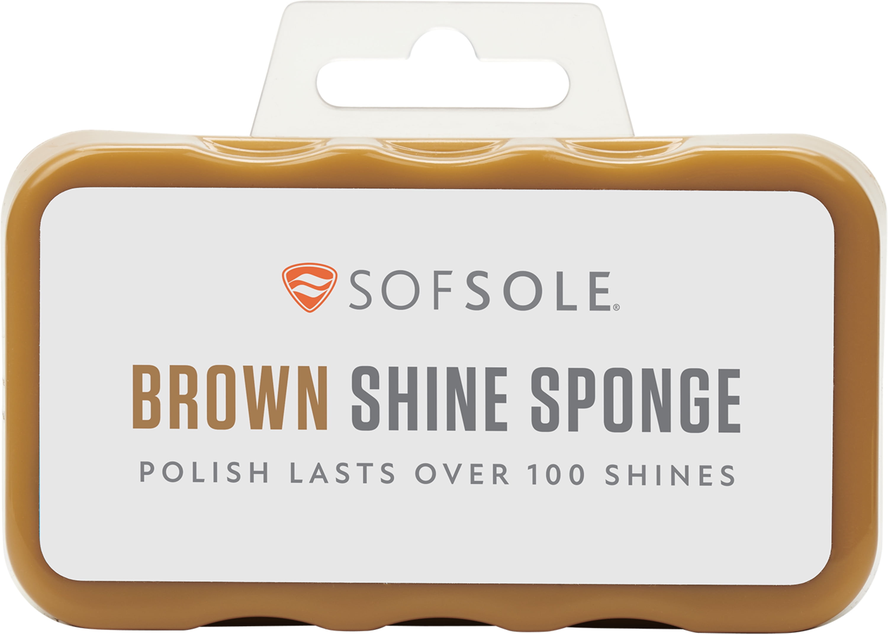 Sof Sole Brown Shoe Shine Sponge