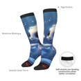thumbnail image 4 of Sikiie Cute Fish Flower Couple Knee Socks, High Socks Long Stretchy Sock Women Knee High Stocking, Long Socks for Women, 4 of 6