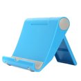 thumbnail image 1 of pitrice Desktop Phone Holder Foldable Anti Slip Mobile Phone Table Stand Cellphone Folding Bracket, Blue, 1 of 9