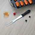 thumbnail image 6 of Stainless Steel BBQ Fork with Wooden Handle | 2-Prong Meat Turner & Carving Fork for Grilling | Outdoor Barbecue Tools for Steak, Roasts & Vegetables, 6 of 6