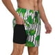 thumbnail image 2 of Balery Broccoli 2 Bañador para hombre, shorts de playa de secado rápido con entrepierna y forro de compresión-Small, 2 of 6