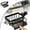 Black, variant on Sink Organizer Rack for Kitchen and Bathroom, Stainless Steel Detachable Hanging Faucet Drain Rack with Tray Faucet Sponge Holder for Bathroom, Scrubbers, Soap