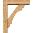 thumbnail image 3 of Ekena Millwork 7 1/2"W x 34"D x 42"H Olympic Block Smooth Bracket w/ Offset Brace, Western Red Cedar, 3 of 25
