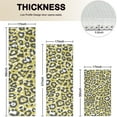 thumbnail image 4 of Yellow Leopard Print Pattern Kitchen Rugs Sets Of 3,Kitchen Runner Rugs Non Skid Washable,Decorative Kitchen Floor Mats for Kitchen,Sink,Laundry,17"x30"+ 17"x47" + 17"x59", 4 of 6