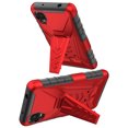 thumbnail image 3 of Compatible for Alcatel TCL A3 Case / TCL A30 Case with Holster Belt Clip Hybrid Shockproof Protective Phone Cover with Kickstand - Red, 3 of 7