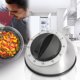thumbnail image 2 of Alarma de temporizador mecánico de cocina | Cuenta regresiva de 60 minutos | Acero inoxidable | Cuerda | Temporizador analógico | Timbre fuerte | Mecanismo de relojería manual | Configuración de, 2 of 5