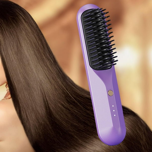 Cepillo Eléctrico Pelo Afro Con Plancha Plancha De Pelo