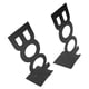 thumbnail image 2 of 1 Pair Book End Decorative L Shaped Keep Upright Slip Resistant Book Stopper for School Office Black, 2 of 3