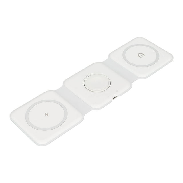 Stand de Cargador Inalámbrico, 3 en 1 Cargador Inalámbrico ABS+Silicona para relaj