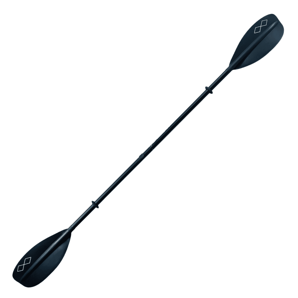 Diamond Lite LeverLock Adjustable Carbon Blend 2-Piece Kayak Paddle, Adjustable Length and Feathering Angle