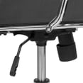 thumbnail image 3 of Mid-Back Black Mesh Mid-Century Modern Swivel Office Chair with Tilt Control, 3 of 9