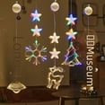 thumbnail image 3 of Lámpara de succión con diseño de estrella de cinco puntas para exteriores, para ventana de actividades, creativa, decorativa, para tienda, centro comercial, lámpara colgante, 3 of 6
