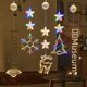 thumbnail image 5 of Lámpara de succión con diseño de estrella de cinco puntas para exteriores, para ventana de actividades, creativa, decorativa, para tienda, centro comercial, lámpara colgante, 5 of 6
