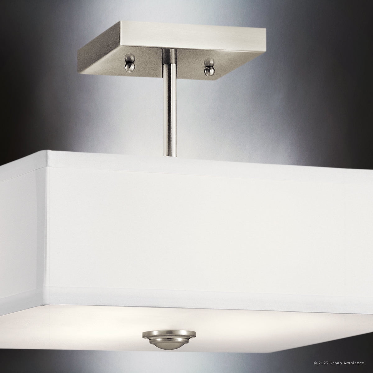 Luxury New Traditional Ceiling Light, Brushed Nickel, UKC20170